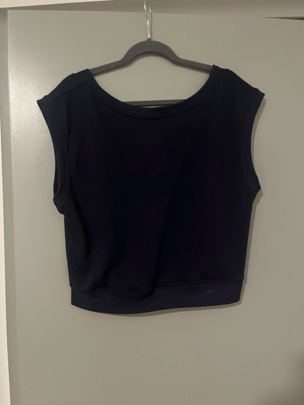 Maeve Anthropologie Size medium Women's Navy Bow-back sweater top